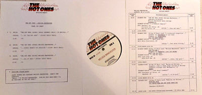 6/3/85 DAVE ROBERTS HOT ONES, MELISSA MANCHESTER IN STUDIO, PRODUCERS STOCK,MINT