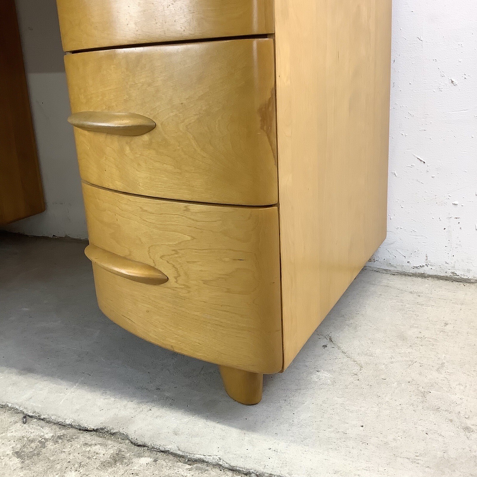 MidCentury Writing Desk by HeywoodWakefield eBay