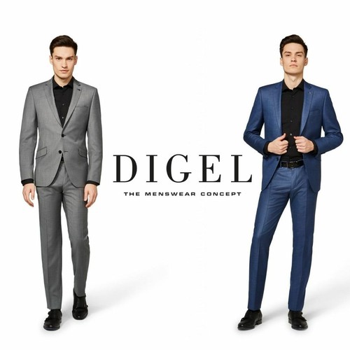 Abito Completo per laurea Slim Fit Digel Move in Colore Grigio o Blu Royal  | eBay