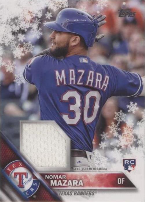 2016 Topps Holiday - Nomar Mazara #R-NM - 1 of 1