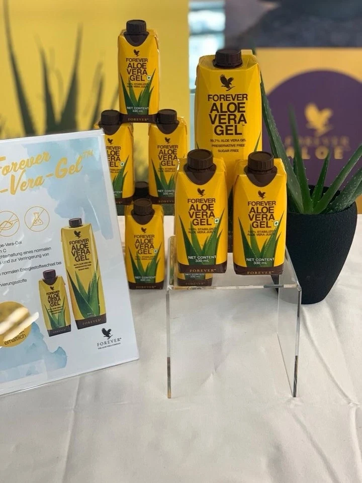 (12 FOREVER ALOE VERA GEL DRINK MINI) ~ 0.33ML EA ~ SUGAR-FREE ~ FREE SHIPPING - Image 4 of 4