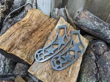 bbq barbeque pit handle hand made  weld on custom metal