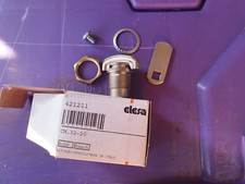 Job lot of 12 x Elesa 421211 CM32-20 Lever latches with key-way type knob, zinc