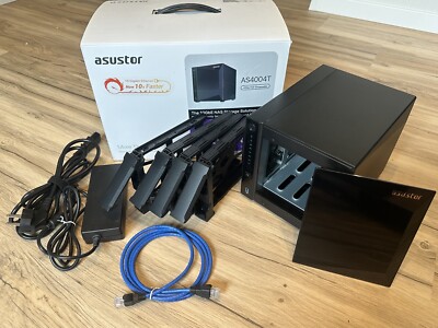 Asustor AS4004T 4-Bay 10G NAS (USB 3.1, 2 GB DDR4 RAM)