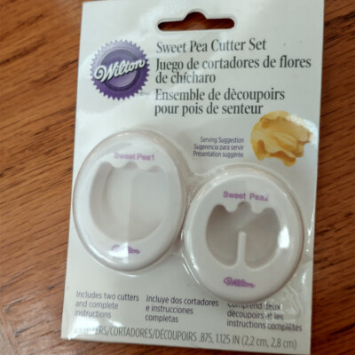 WILTON Sweet Pea Cutter Set Flower Making Tool 417-1153 cake decorating baking