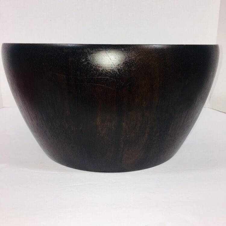 Thomas O’Brien Vintage Modern  Rubberwood 13” Salad /Fruit Bowl - Image 2 of 4