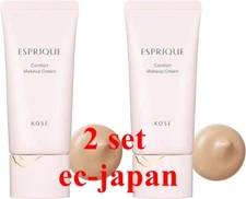 Kose Esprique Comfort Makeup Cream 35g Foundation beige set of 2