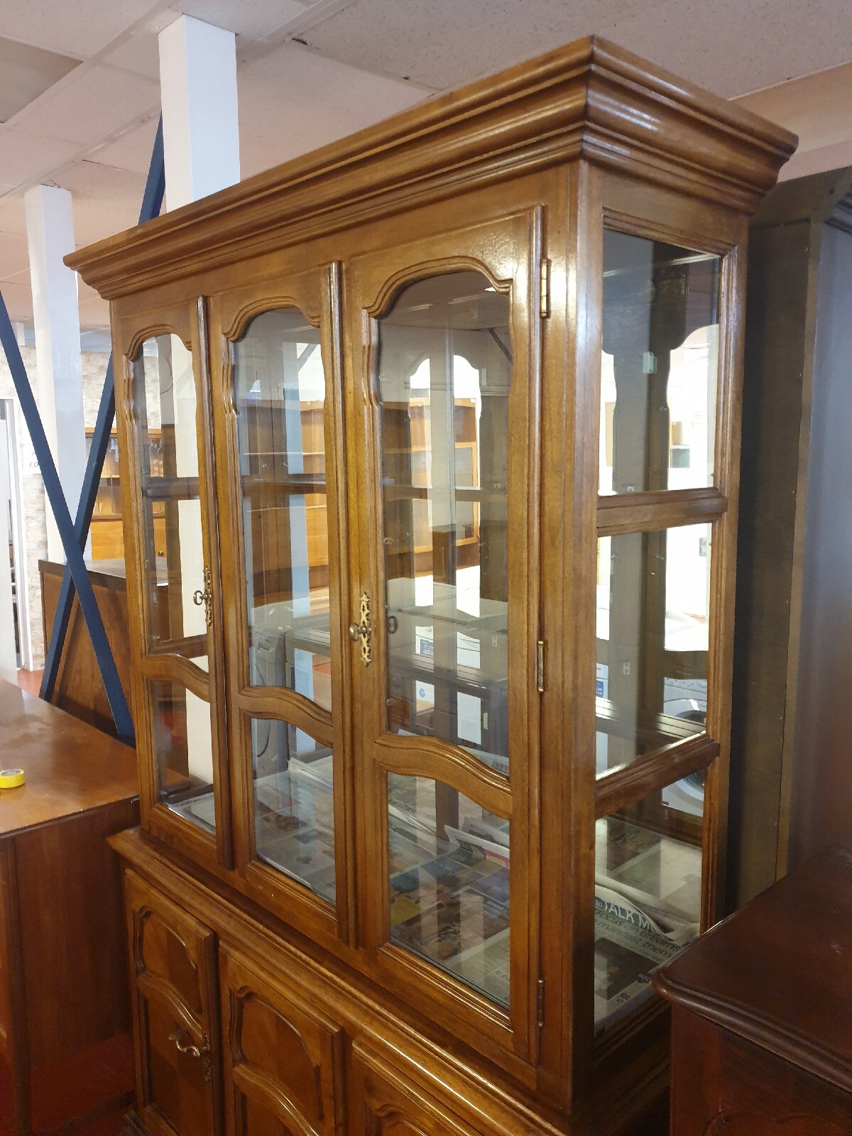 large wooden display eBay