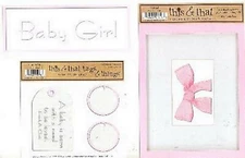 BABY GIRL 6 Die Cut Embellishments - My Mind's Eye This & That Sets SALE