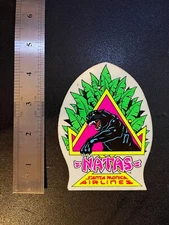 LAST ONE - Rare NOS Vintage 1980s Natas Kaupas Santa Monica Airlines sticker