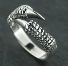 Dragon Claw Dragon Claw Ring Silver Ring Gothic Fineness Solid Silver 925