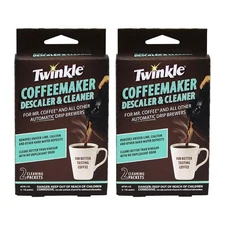Coffeemaker Cleaner & Descaler by Twinkle, Compatible with Mr. Coffee, Set of 4