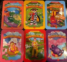 McDonalds 2025 McDonaldLand Adult Happy Meal 1-6 Tins Complete USA