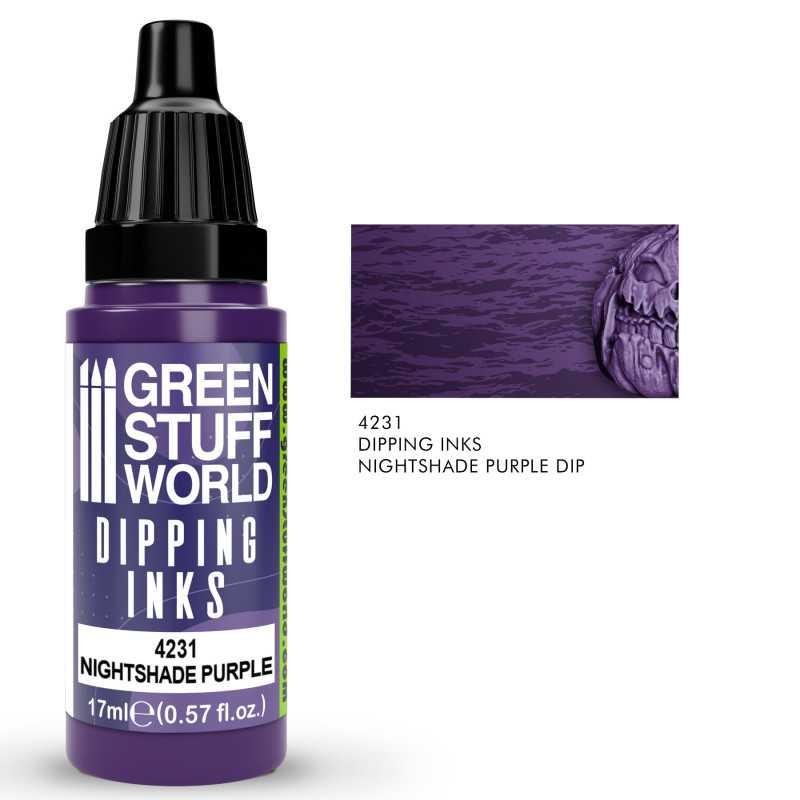 Green Stuff World - 4231 - Dipping ink (Speed Contrast) 17ml - Nightshade Purple