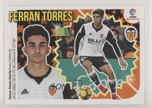 2018-19 Colecciones Este Liga Stickers Ultimos Fichajes Ferran Torres Rookie RC