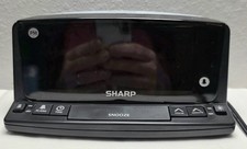 Sharp SPC 1225 LED Black Alarm Clock With Night Light Tested and Working Ex Cond