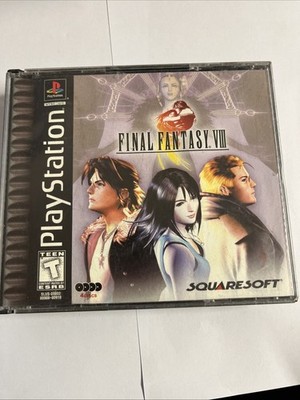 FINAL FANTASY VIII - PS1 COMPLETE USED ENG COVER FF8 NTSC U/C NO BOOKLET
