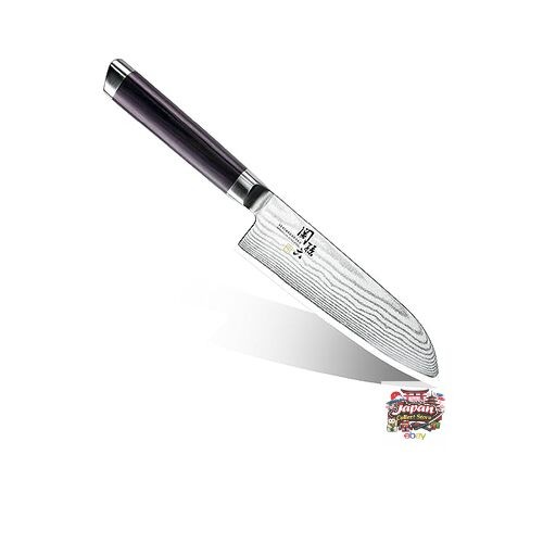 KAI Corporation Small Santoku Knife Seki Magoroku Damascus Steel