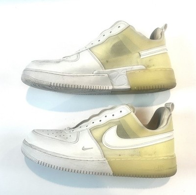 Nike Air Force 1 React DM0573-100 Mens Size 13 White No Laces