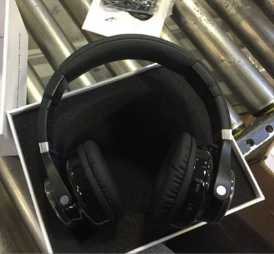 Bluedio T2 Plus Turbine Wireless Bluetooth Over-Ear Headphones Black