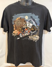 Vintage 2000 Harley-Davidson Looney Tunes Warner Bros T-Shirt Rare