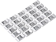 CZC AUTO 25PCS Trailer Frame Wire Clips - Mount Light Silver