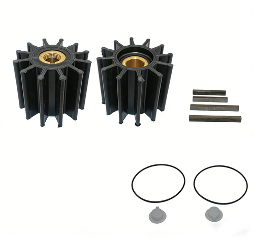 Pair of Impeller Kits Replaces Sherwood 17000K Cummins Caterpillar - Afbeelding 10 van 10