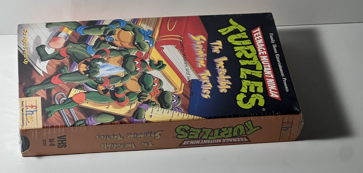 Teenage Mutant Ninja Turtles The Incredible Shrinking Turtles Vhs