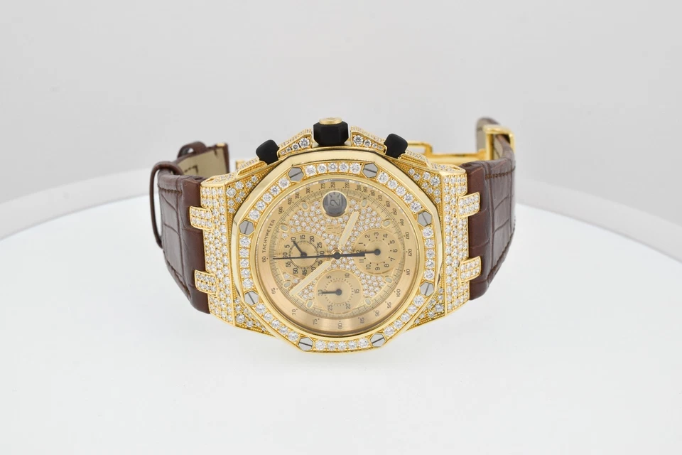 READ AP audemars piguet royal oak offshore 42mm factory set diamond Warranty - Image 4 of 4