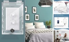 Switch Cover,Baby Proof Light Outlet Covers,Child Safety 1 Pack-no wire exit