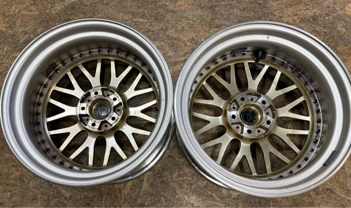 ワークＶＳＸＸ18インチ WORK VS-XX (18×11J-12)×2,5×114.3 set of 2 used Silvia