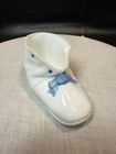 Vintage Milk Glass Lornita Baby Shoe
