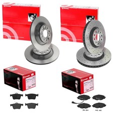 BREMBO Disques de Frein + Revêtements Avant + Arrière Convient pour Seat