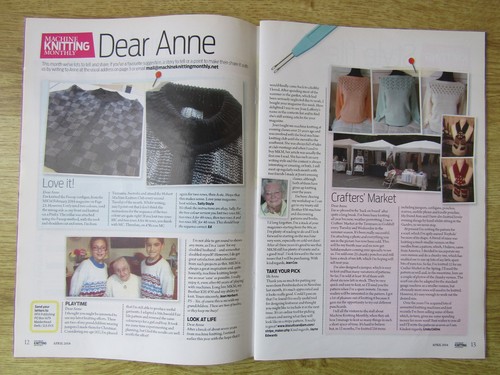 MACHINE KNITTING MONTHLY - APRIL 2014 - Picture 2 of 12