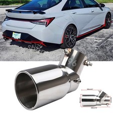 Car Exhaust Pipe Tip Rear Tail Muffler Stainless Steel For Hyundai Elantra Sedan