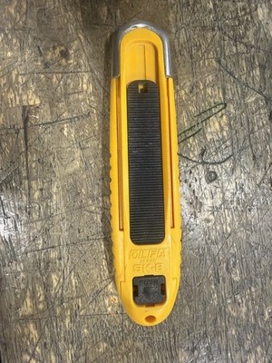 OLFA SK-8 Safety Knife,6'',Black/Yellow 2FTY3