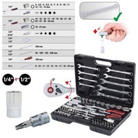 Ks Tools SteckschlüSselsatz 911.0682 Chrom-Vanadium-Stahl