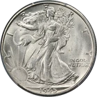 1945-S Walking Liberty Half PCGS MS64 Great Eye Appeal Nice Strike