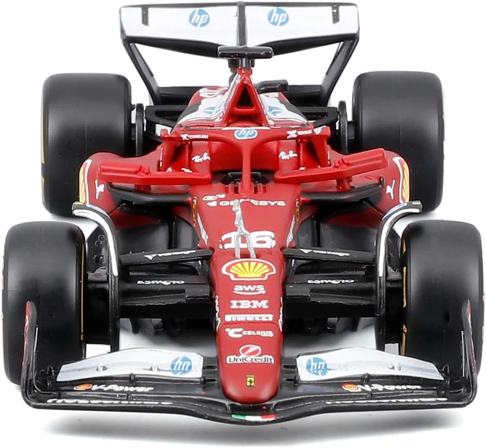 B - Ferrari SF-25 F1 2025#16 Leclerc, Auto Diecast in Scala 1:43, Replica Dettag - Immagine 2 di 4