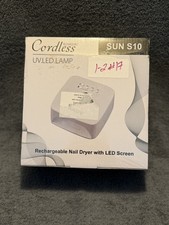 Brand new cordless rechargeable nail dryer UV LED screen