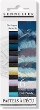 Sennelier Extra-Soft Half Pastel 6 Stick Set, 6 Count (Pack of 1), Stormy Sky 