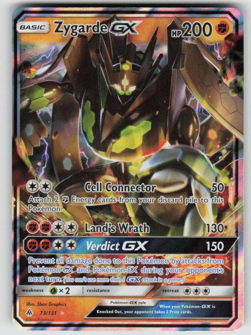 Zygarde GX 73/131 Sm-Forbidden Light for sale | eBay