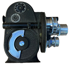 Bell  Howell 134, 8mm Movie Multi Lens Camera-w/B H Case  Acc.  , AS IS