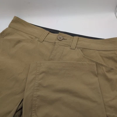 Eddie Bauer First Ascent Hiking Pants Guide Pro Cargo Zip Pocket Men's 33x30 Tan - Image 1 of 4