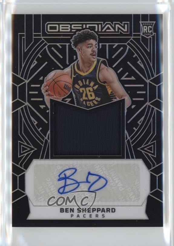 2023-24 Panini Obsidian Jersey 17/99 Ben Sheppard #205 Rookie Auto RC 0r5a