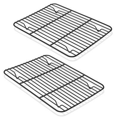 Cooling Baking Rack Pack of 2, Stainless Steel Cooling Racks for Cooking Baki...