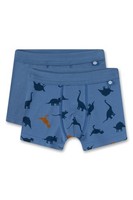Jungen-Hipshorts 2Er Set 104 Blau Baumwoll-Mix Sanetta UnterwäSche