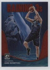 2022 Panini Donruss Optic Raining 3s Red Prizm 62/99 Dirk Nowitzki #19 HOF 04br