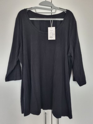 Zizzi Shirt schwarz, Gr. 54 /56, Neu 