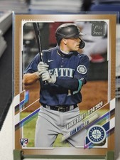 2021 Topps Update Series - Rookie Debut Evan White #US73 Gold /2021 (RC)